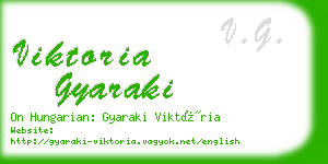 viktoria gyaraki business card